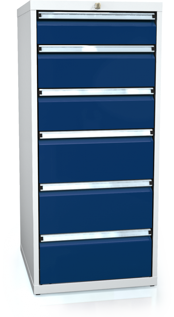 Schubladenschränke 1240 x 555 x 600 - 6x Schubladen